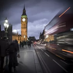 London Gallery: Big Ben, Houses of Parliament and Westminster Bridge, London, England