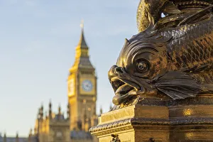 Big Ben, also known as Elizabeth Tower. Part of the Houses of Parliament and a Unesco World Heritage site, London, England, UK