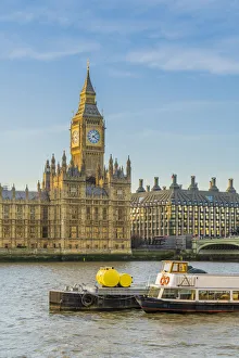 Big Ben, also known as Elizabeth Tower. Part of the Houses of Parliament and a Unesco World Heritage site, London, England, UK