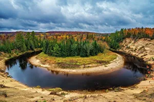 Autumn Color Prints: Big Bend Lookout, Arrowhead Provincial Park, Ontario, Canada