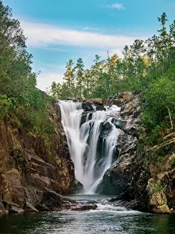 Forest Reserve Prints: Big Rock Falls at the Privassion Creek