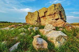 Alberta Prints: The Big Rock, Okotoks, Alberta, Canada