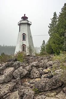 Big Tub Lighthouse on the Bruce Peninsula, Tobermory, Ontario, Canada