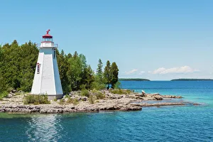 Bruce Peninsula Prints: Big Tub Lighthouse, Georgian Bay, Tobermory, Ontario, Canada