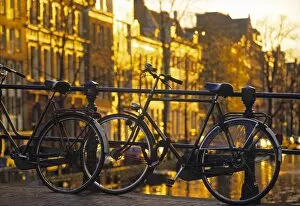 Sun Set Gallery: Bikes, Amsterdam