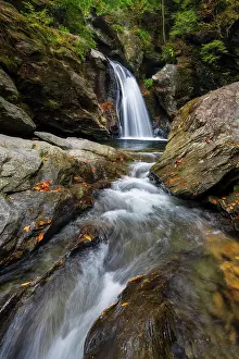 Q3 2025 Prints: Bingham Falls in autumn, Stowe, Vermont, USA