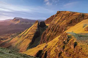 Quiraing Prints: Bioda Buidhe mountain in the Trotternish Range near the Quiraing on the Isle of Skye