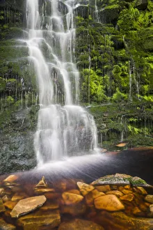 Derbyshire Prints: Black Clough Falls, Peak District National Park, Derbyshire, England