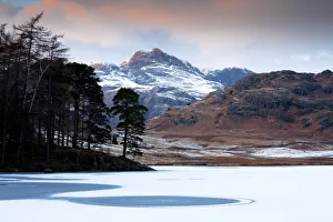 Freeze Prints: Blea Tarn in Winter, Lake District National Park, Cumbria, England