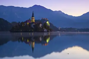 Bled Island (Blejski otok) with the Church of the Assumption (Cerkev Marijinega