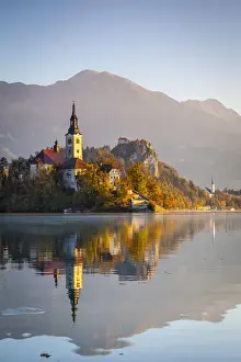 Bled Island (Blejski otok) with the Church of the Assumption (Cerkev Marijinega
