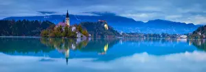 Bled Island (Blejski otok) with the Church of the Assumption (Cerkev Marijinega vnebovzetja)