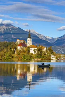 Bled Island (Blejski otok) with the Church of the Assumption (Cerkev Marijinega vnebovzetja)