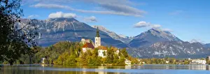 Bled Island (Blejski otok) with the Church of the Assumption (Cerkev Marijinega vnebovzetja)