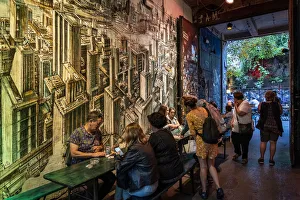 Alleys Prints: Blindenwerkstatt Otto Weidt Museum, Hackesche Hofe alley, Berlin, Germany