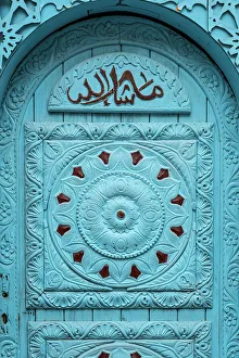 Historic District Prints: Blue door, Al-Balad (historic old town)