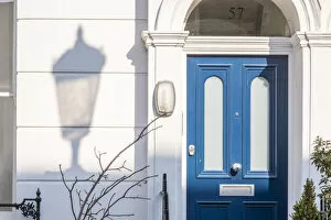 Blue Door, Chelsea, London, England, UK