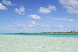 French Polynesian Prints: Blue Lagoon, Fakarava, Tuamotu Islands, French Polynesia