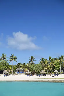 Bungalows Prints: Blue Lagoon Resort, Nacula Island, Yasawa Islands, Fiji