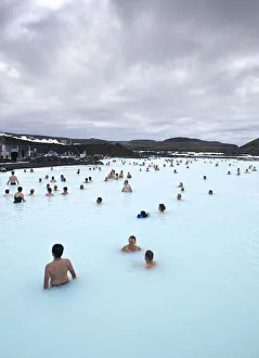 Relaxation Prints: Blue Lagoon Resort, Svartsengi, Iceland, Northern Europe