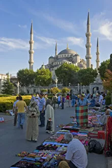 Images Dated 10th July 2008: Blue Mosque, Sultanahmet, Istanbul, Turkey