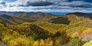 Blue Ridge Mountains in Autumn, Shenandoah National Park, Virginia, USA