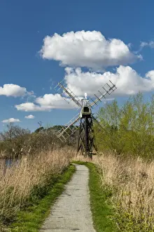 Upright Prints: Boardmans Mill (Skeleton Mill), Norfolk Broads National Park, England
