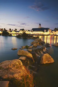 The Boardwalk entertainment complex at dusk, Summerstrand, Port Elizabeth, Eastern Cape