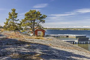 Boat launch on Sandhamn Island, Stockholm County, Sweden