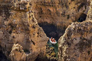 Lagos Prints: Boat, Ponta de Piedade, Lagos, Algarve, Portugal