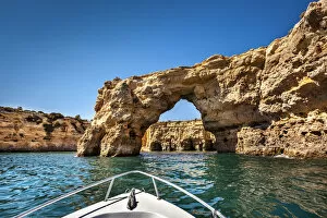 Images Dated 13th June 2014: Boat trip, Praia da Marinha, Algarve, Portugal