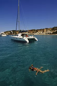 Images Dated 3rd November 2014: Boat trips, Cala d Hort, Ibiza, Ibiza and Formentera, Balearic Islands, Spain