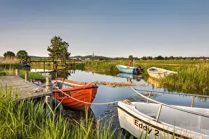 Bay Area Prints: Boats, Baabe, Rugen Island, Mecklenburg-Western Pomerania, Germany