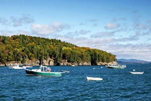 Bar Harbor Prints: Boats at Bar Harbour, Mount Desert Island