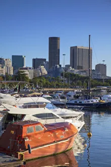 Boats in Gloria Marina, Gloria, Rio de Janeiro, Brazil