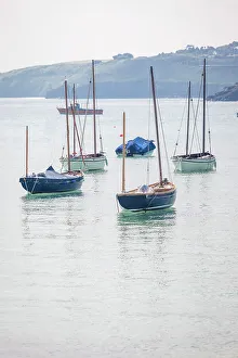 Ives Prints: Boats in St Ives Harbour, Cornwall, England