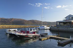 Garden Route Prints: Boats on Thesen Island, Knysna, Western Cape, South Africa