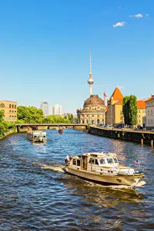 Bode Museum Prints: Bode Museum on the River Spree in Berlin, Germany, Europe