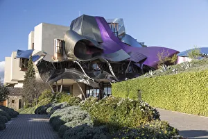 Images Dated 16th June 2017: Bodegas Marques de Riscal, built by Frank O. Gerhy, Elciego, La Rioja, Alava, Spain