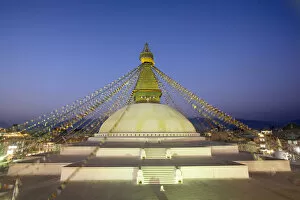 Images Dated 3rd October 2008: Bodnath (Boudhanath) Stupa, Kathmandu, Nepal