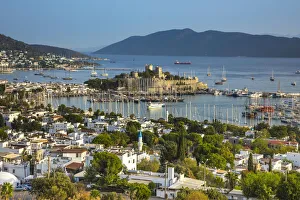 Turkish Gallery: Bodrum castle and harbour, Bodrum, Mugla, Aegean Coast, Turkey