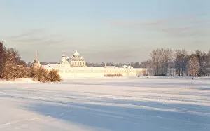 Freezing Gallery: Bogorodichno-Uspenskij Monastery, Tikhvin, Leningrad region, Russia