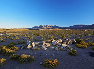 Bolivia, Potosi Departmant, Nor Lipez Province, Landscape near the Villa Mar village