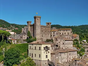 Bolsena Prints: Bolsena Castle, (Rocca Monaldeschi della Cervara), Bolsena, Lazio, Italy, Europe