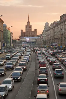 Demetrio Carrasco Gallery: Bolshaya Sadovaya street and Stalin style skyscraper, Moscow, Russia
