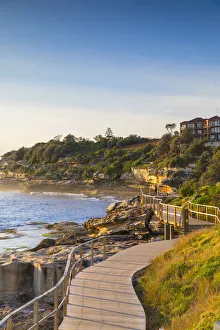 Bondi Beach Prints: Bondi to Bronte walk, Bondi Beach, Sydney, New South Wales, Australia