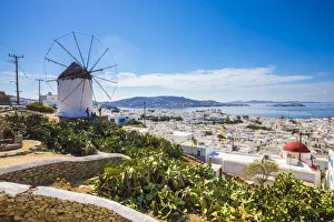 Bonis Windmill, Chora (Mykonos Town), Mykonos, Cyclades Islands, Greece
