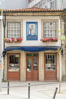 Books Prints: Book shop, Porto, Portugal, Europe