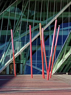 Opera House Prints: Bord Gais Energy Theatre, detailed view, Dublin, Ireland