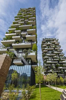 Bosco Verticale or Vertical Forest residential towers located in Porta Nuova district